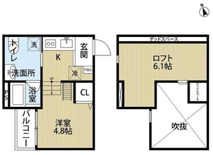 ＰＡＬＥＴＴＥ（パレット）の物件間取画像